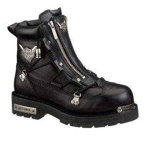 Authentic Harley Davidson black leather Boots